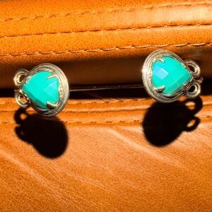 Kendra Scott Turquoise Pinch Cuff Bracelet